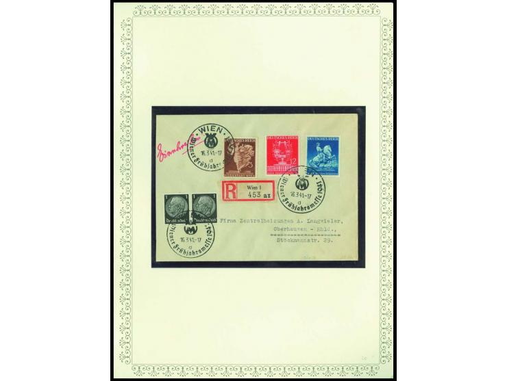 1923/45, sehr umfangreiche und bis auf Block 2 weit überkomplette ungebrauchte/postfrische und gestempelte Sammlung mit einer
