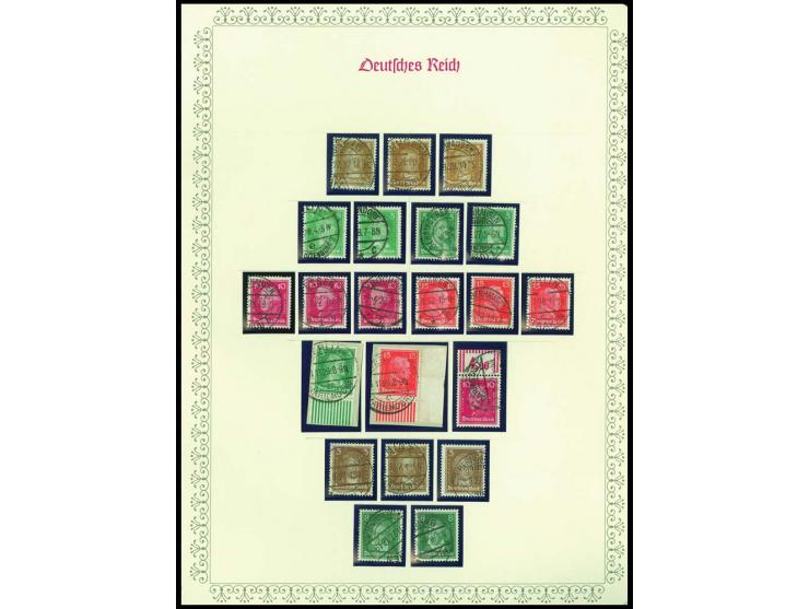 1923/45, sehr umfangreiche und bis auf Block 2 weit überkomplette ungebrauchte/postfrische und gestempelte Sammlung mit einer