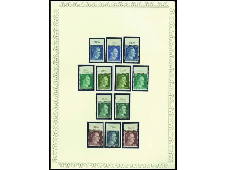 1923/45, sehr umfangreiche und bis auf Block 2 weit überkomplette ungebrauchte/postfrische und gestempelte Sammlung mit einer