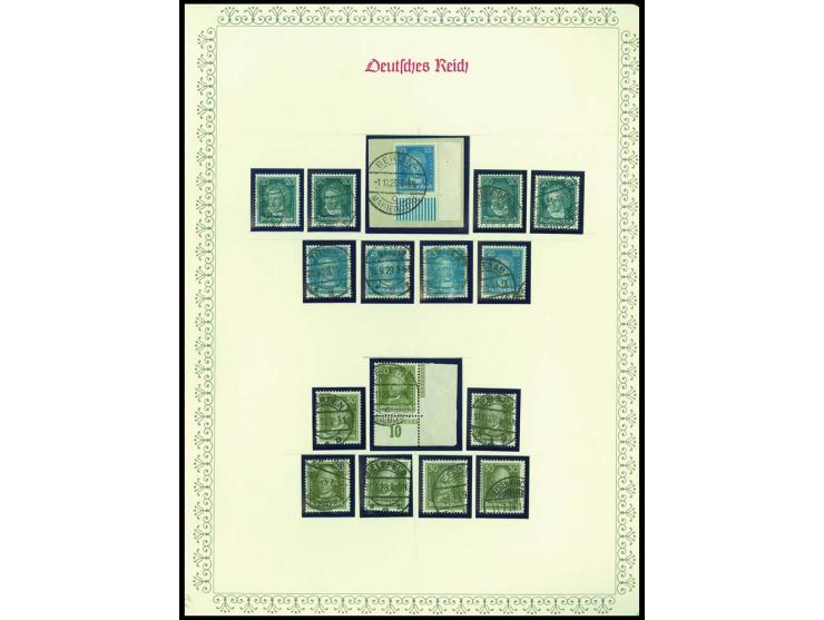 1923/45, sehr umfangreiche und bis auf Block 2 weit überkomplette ungebrauchte/postfrische und gestempelte Sammlung mit einer