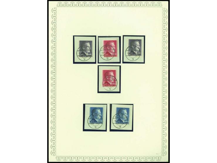 1923/45, sehr umfangreiche und bis auf Block 2 weit überkomplette ungebrauchte/postfrische und gestempelte Sammlung mit einer