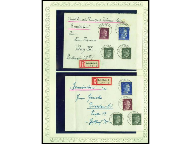 1923/45, sehr umfangreiche und bis auf Block 2 weit überkomplette ungebrauchte/postfrische und gestempelte Sammlung mit einer