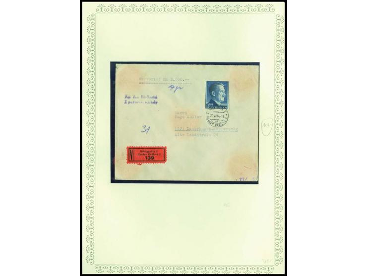 1923/45, sehr umfangreiche und bis auf Block 2 weit überkomplette ungebrauchte/postfrische und gestempelte Sammlung mit einer