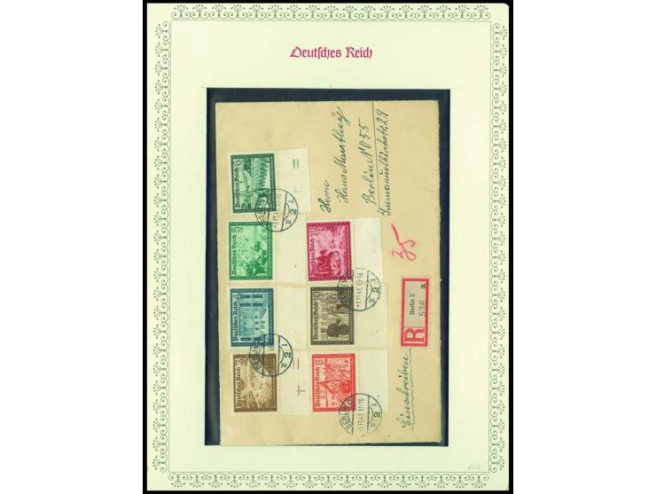 1923/45, sehr umfangreiche und bis auf Block 2 weit überkomplette ungebrauchte/postfrische und gestempelte Sammlung mit einer