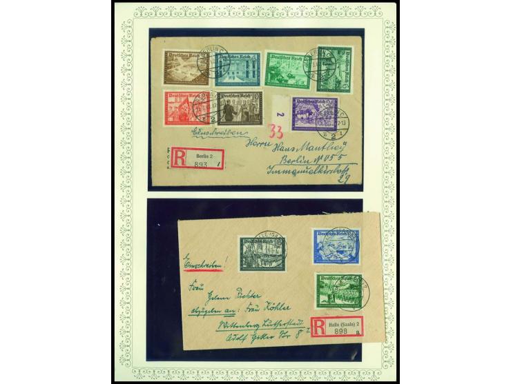 1923/45, sehr umfangreiche und bis auf Block 2 weit überkomplette ungebrauchte/postfrische und gestempelte Sammlung mit einer