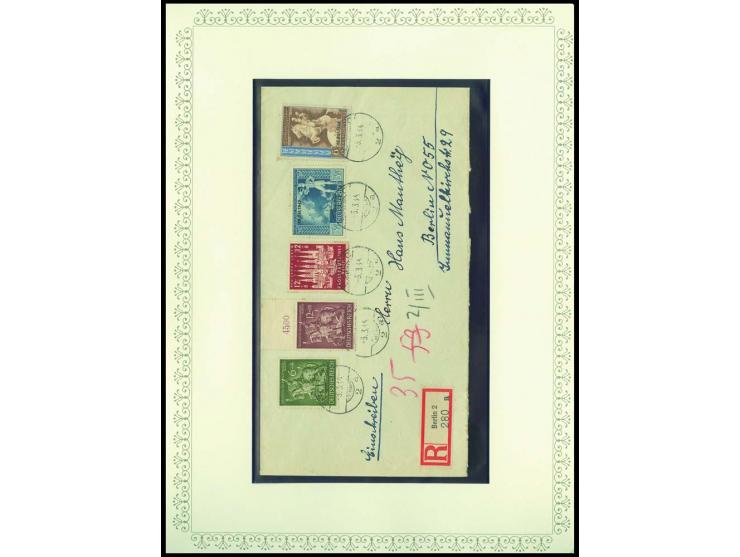1923/45, sehr umfangreiche und bis auf Block 2 weit überkomplette ungebrauchte/postfrische und gestempelte Sammlung mit einer