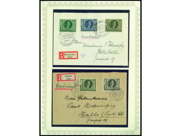1923/45, sehr umfangreiche und bis auf Block 2 weit überkomplette ungebrauchte/postfrische und gestempelte Sammlung mit einer