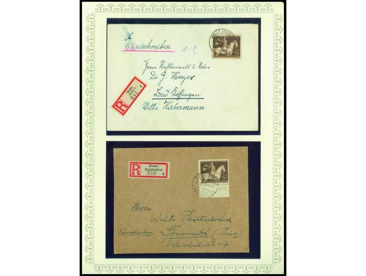 1923/45, sehr umfangreiche und bis auf Block 2 weit überkomplette ungebrauchte/postfrische und gestempelte Sammlung mit einer