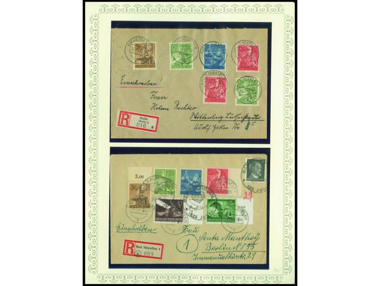 1923/45, sehr umfangreiche und bis auf Block 2 weit überkomplette ungebrauchte/postfrische und gestempelte Sammlung mit einer