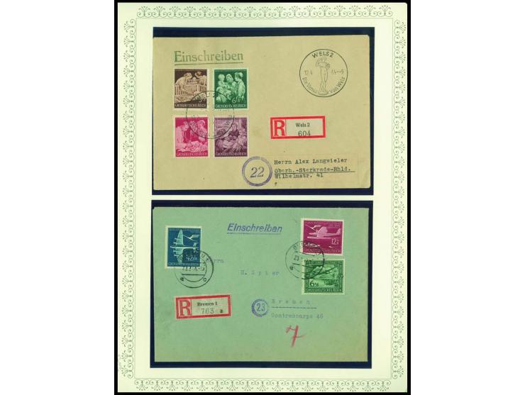 1923/45, sehr umfangreiche und bis auf Block 2 weit überkomplette ungebrauchte/postfrische und gestempelte Sammlung mit einer