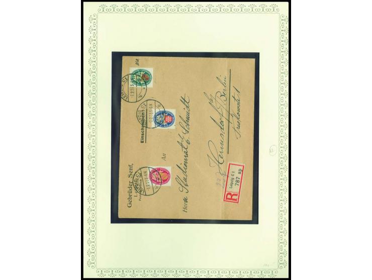 1923/45, sehr umfangreiche und bis auf Block 2 weit überkomplette ungebrauchte/postfrische und gestempelte Sammlung mit einer