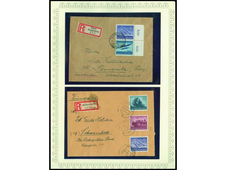 1923/45, sehr umfangreiche und bis auf Block 2 weit überkomplette ungebrauchte/postfrische und gestempelte Sammlung mit einer
