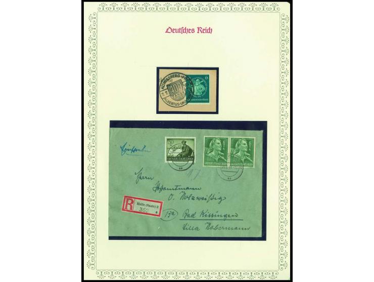 1923/45, sehr umfangreiche und bis auf Block 2 weit überkomplette ungebrauchte/postfrische und gestempelte Sammlung mit einer