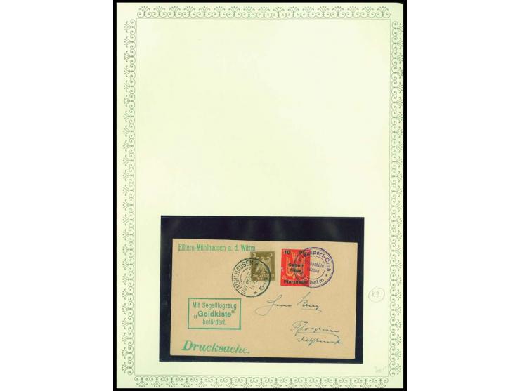1923/45, sehr umfangreiche und bis auf Block 2 weit überkomplette ungebrauchte/postfrische und gestempelte Sammlung mit einer