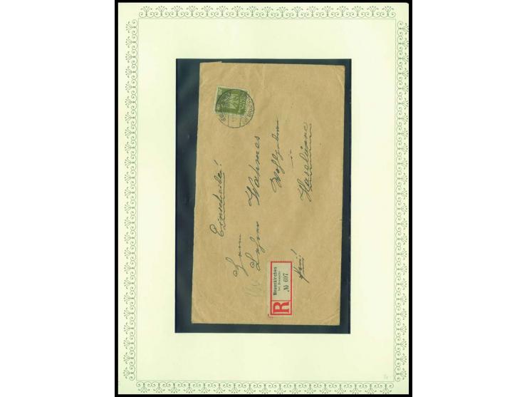 1923/45, sehr umfangreiche und bis auf Block 2 weit überkomplette ungebrauchte/postfrische und gestempelte Sammlung mit einer