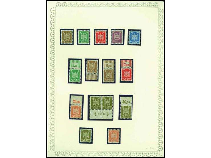 1923/45, sehr umfangreiche und bis auf Block 2 weit überkomplette ungebrauchte/postfrische und gestempelte Sammlung mit einer