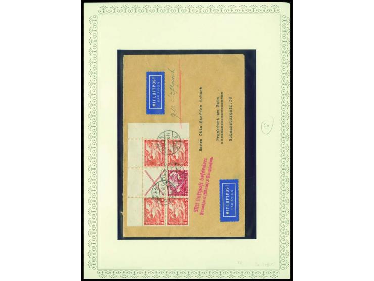 1923/45, sehr umfangreiche und bis auf Block 2 weit überkomplette ungebrauchte/postfrische und gestempelte Sammlung mit einer