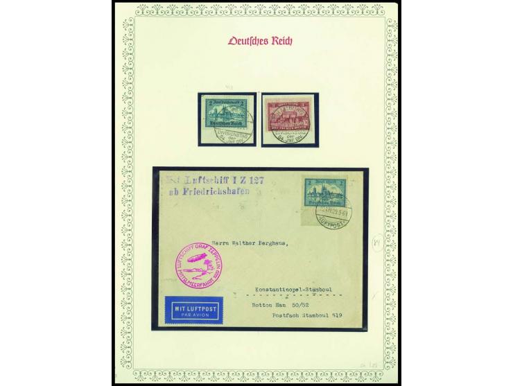 1923/45, sehr umfangreiche und bis auf Block 2 weit überkomplette ungebrauchte/postfrische und gestempelte Sammlung mit einer