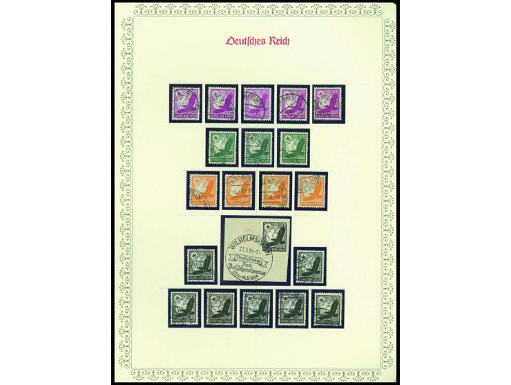 1923/45, sehr umfangreiche und bis auf Block 2 weit überkomplette ungebrauchte/postfrische und gestempelte Sammlung mit einer