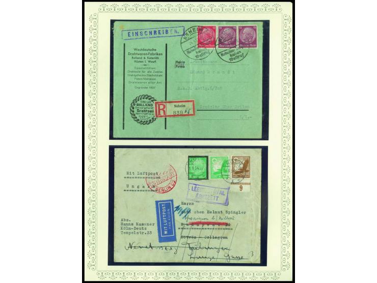 1923/45, sehr umfangreiche und bis auf Block 2 weit überkomplette ungebrauchte/postfrische und gestempelte Sammlung mit einer