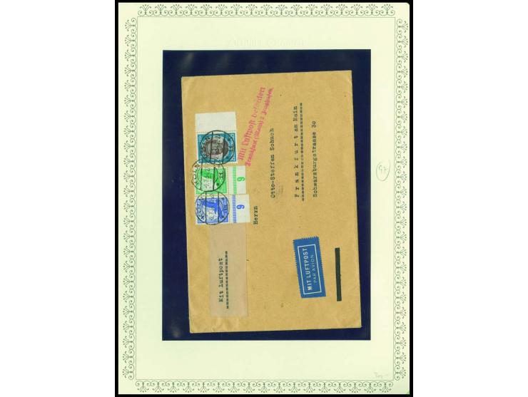 1923/45, sehr umfangreiche und bis auf Block 2 weit überkomplette ungebrauchte/postfrische und gestempelte Sammlung mit einer