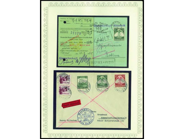 1923/45, sehr umfangreiche und bis auf Block 2 weit überkomplette ungebrauchte/postfrische und gestempelte Sammlung mit einer