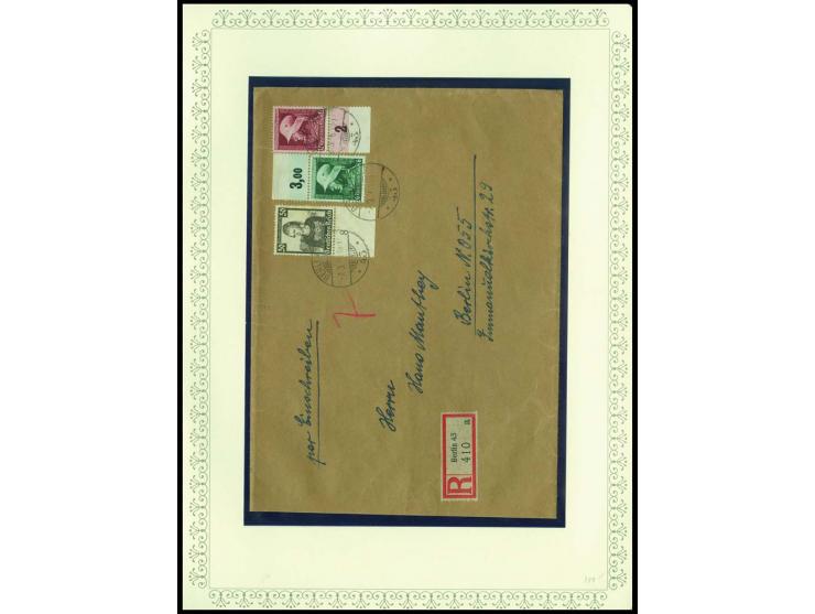 1923/45, sehr umfangreiche und bis auf Block 2 weit überkomplette ungebrauchte/postfrische und gestempelte Sammlung mit einer