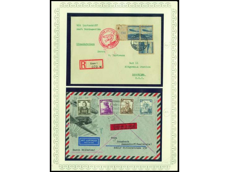 1923/45, sehr umfangreiche und bis auf Block 2 weit überkomplette ungebrauchte/postfrische und gestempelte Sammlung mit einer