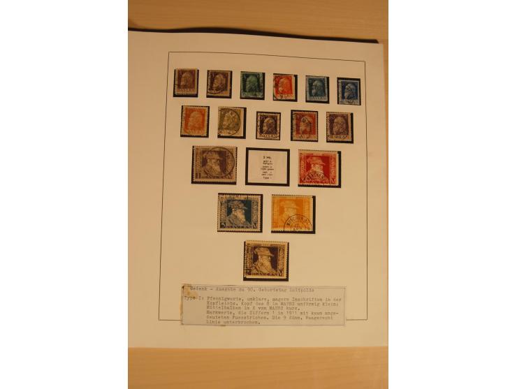 1849/1920, ungebrauchte und gestempelte Sammlung mit Mi.-Nr. 1 (3, davon einmal auf Streifband), unterschiedliche Erhaltung