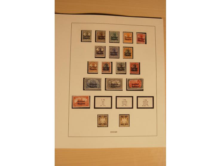 1849/1920, ungebrauchte und gestempelte Sammlung mit Mi.-Nr. 1 (3, davon einmal auf Streifband), unterschiedliche Erhaltung