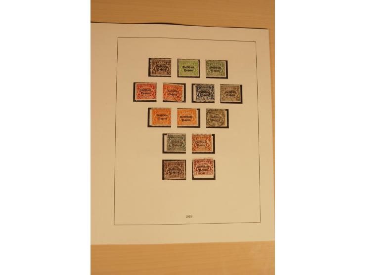 1849/1920, ungebrauchte und gestempelte Sammlung mit Mi.-Nr. 1 (3, davon einmal auf Streifband), unterschiedliche Erhaltung