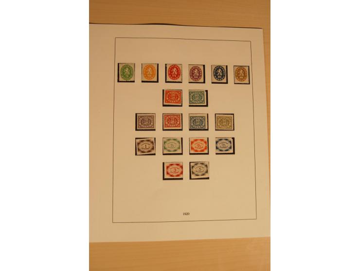 1849/1920, ungebrauchte und gestempelte Sammlung mit Mi.-Nr. 1 (3, davon einmal auf Streifband), unterschiedliche Erhaltung