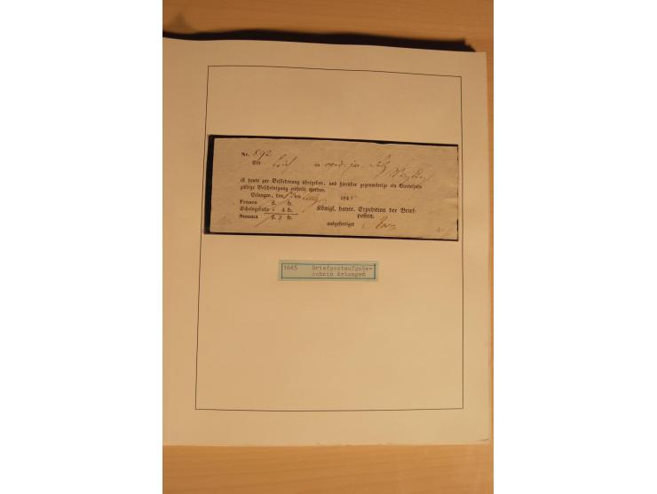 1849/1920, ungebrauchte und gestempelte Sammlung mit Mi.-Nr. 1 (3, davon einmal auf Streifband), unterschiedliche Erhaltung