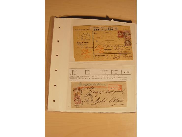 1849/1919, umfangreicher Sammlungsposten mit vielen gestempelten Einheiten bis 18 Kr., Farben, besseren Ausgaben, oft klare E