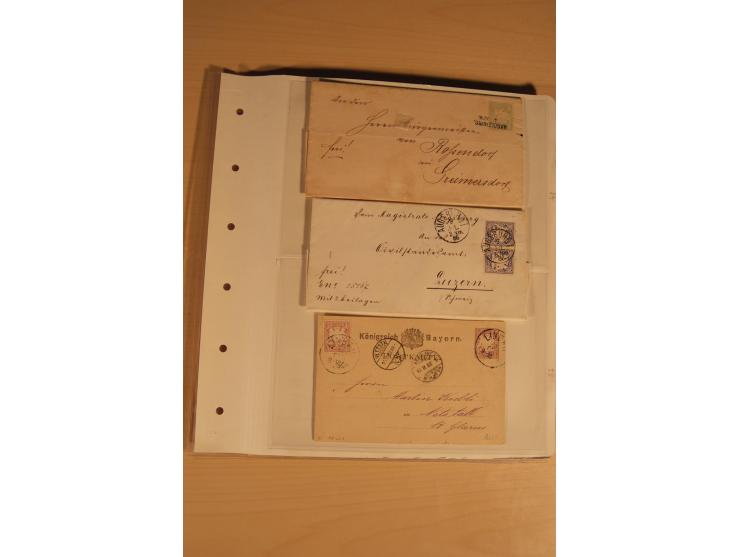 1849/1919, umfangreicher Sammlungsposten mit vielen gestempelten Einheiten bis 18 Kr., Farben, besseren Ausgaben, oft klare E