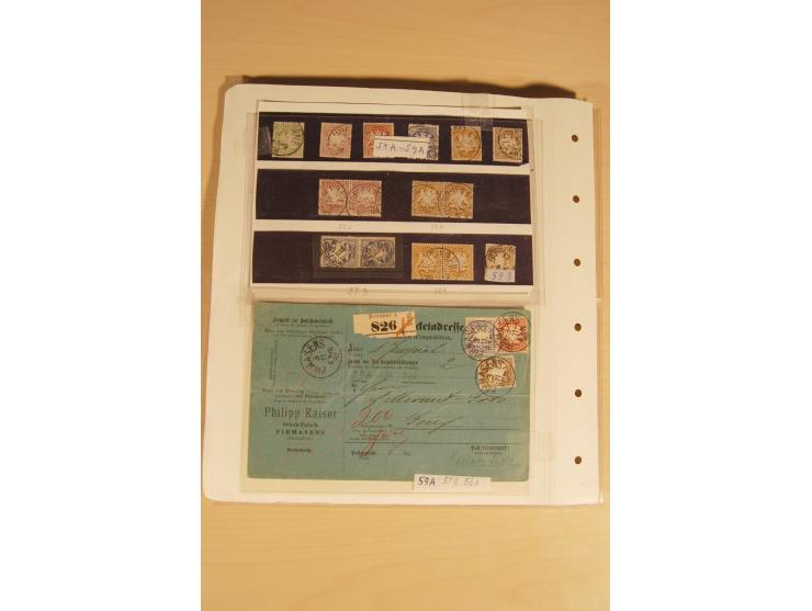 1849/1919, umfangreicher Sammlungsposten mit vielen gestempelten Einheiten bis 18 Kr., Farben, besseren Ausgaben, oft klare E