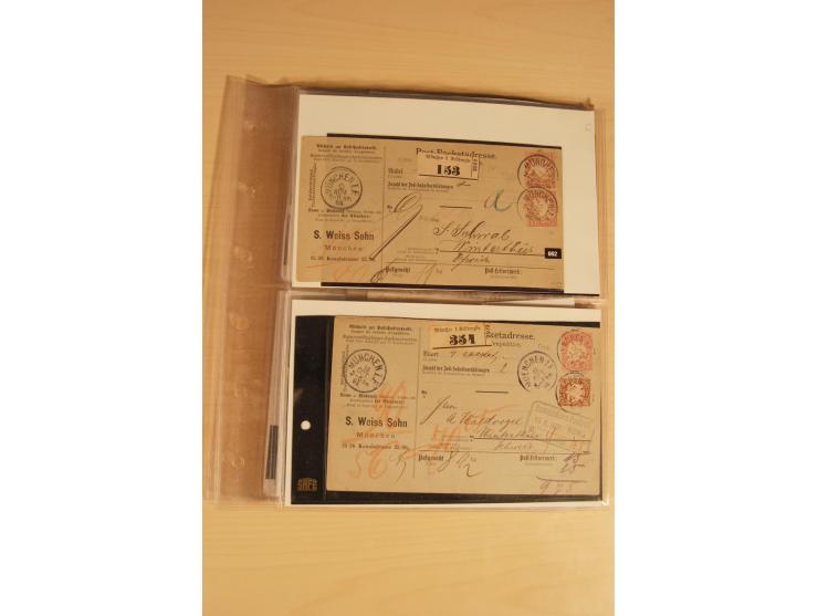 1849/1919, umfangreicher Sammlungsposten mit vielen gestempelten Einheiten bis 18 Kr., Farben, besseren Ausgaben, oft klare E