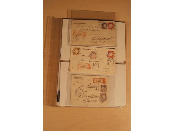 1849/1919, umfangreicher Sammlungsposten mit vielen gestempelten Einheiten bis 18 Kr., Farben, besseren Ausgaben, oft klare E