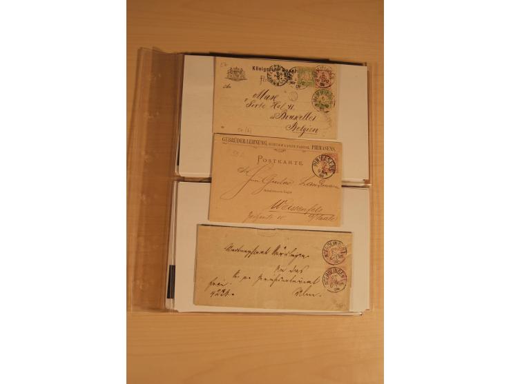 1849/1919, umfangreicher Sammlungsposten mit vielen gestempelten Einheiten bis 18 Kr., Farben, besseren Ausgaben, oft klare E