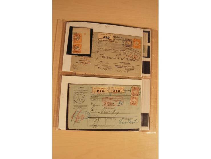 1849/1919, umfangreicher Sammlungsposten mit vielen gestempelten Einheiten bis 18 Kr., Farben, besseren Ausgaben, oft klare E