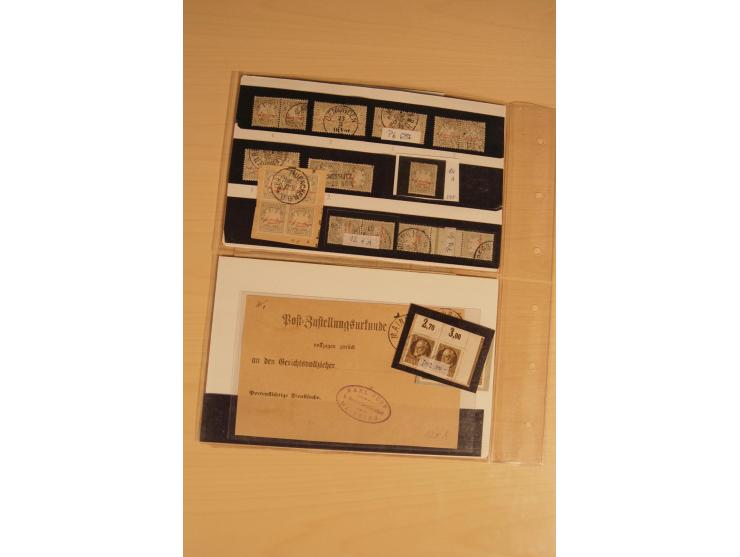 1849/1919, umfangreicher Sammlungsposten mit vielen gestempelten Einheiten bis 18 Kr., Farben, besseren Ausgaben, oft klare E