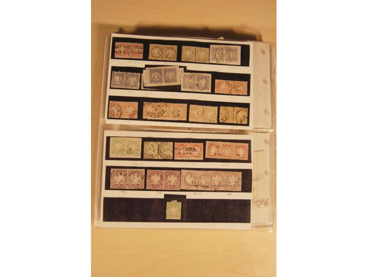 1849/1919, umfangreicher Sammlungsposten mit vielen gestempelten Einheiten bis 18 Kr., Farben, besseren Ausgaben, oft klare E
