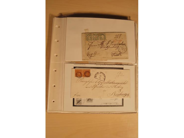1849/1919, umfangreicher Sammlungsposten mit vielen gestempelten Einheiten bis 18 Kr., Farben, besseren Ausgaben, oft klare E