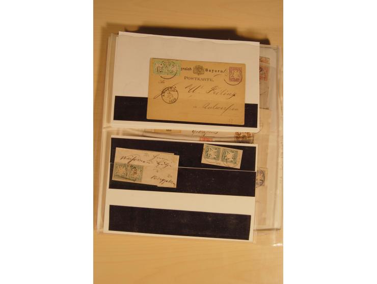 1849/1919, umfangreicher Sammlungsposten mit vielen gestempelten Einheiten bis 18 Kr., Farben, besseren Ausgaben, oft klare E