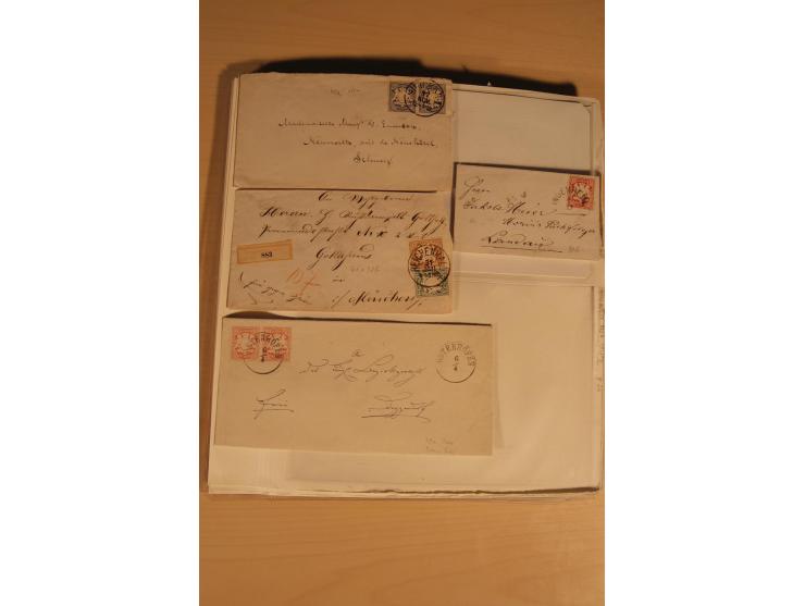 1849/1919, umfangreicher Sammlungsposten mit vielen gestempelten Einheiten bis 18 Kr., Farben, besseren Ausgaben, oft klare E