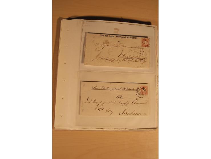 1849/1919, umfangreicher Sammlungsposten mit vielen gestempelten Einheiten bis 18 Kr., Farben, besseren Ausgaben, oft klare E