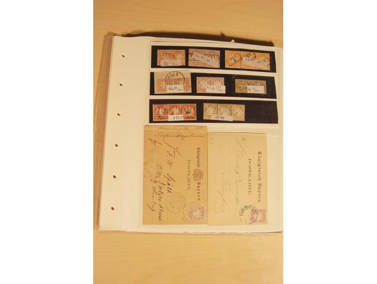 1849/1919, umfangreicher Sammlungsposten mit vielen gestempelten Einheiten bis 18 Kr., Farben, besseren Ausgaben, oft klare E