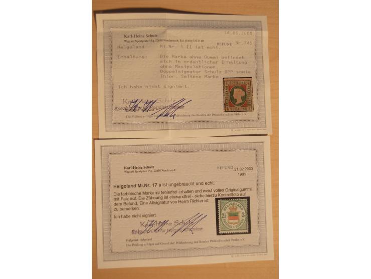 1867/79, ungebrauchte und gestempelte Sammlung aus Abo mit auch besseren Werten, dabei u.a. Mi.-Nr. 1I, 1II ,10,  17a, 19Ab u