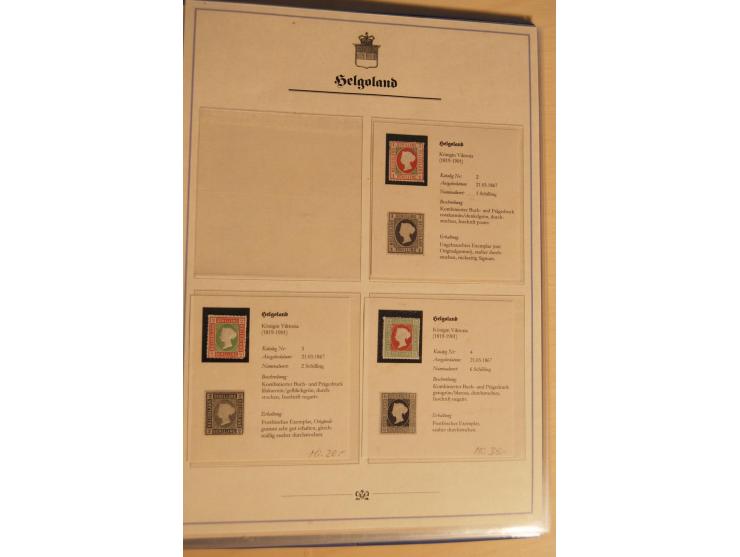 1867/79, ungebrauchte und gestempelte Sammlung aus Abo mit auch besseren Werten, dabei u.a. Mi.-Nr. 1I, 1II ,10,  17a, 19Ab u