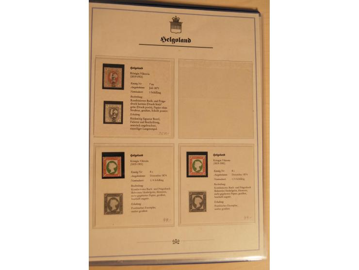 1867/79, ungebrauchte und gestempelte Sammlung aus Abo mit auch besseren Werten, dabei u.a. Mi.-Nr. 1I, 1II ,10,  17a, 19Ab u